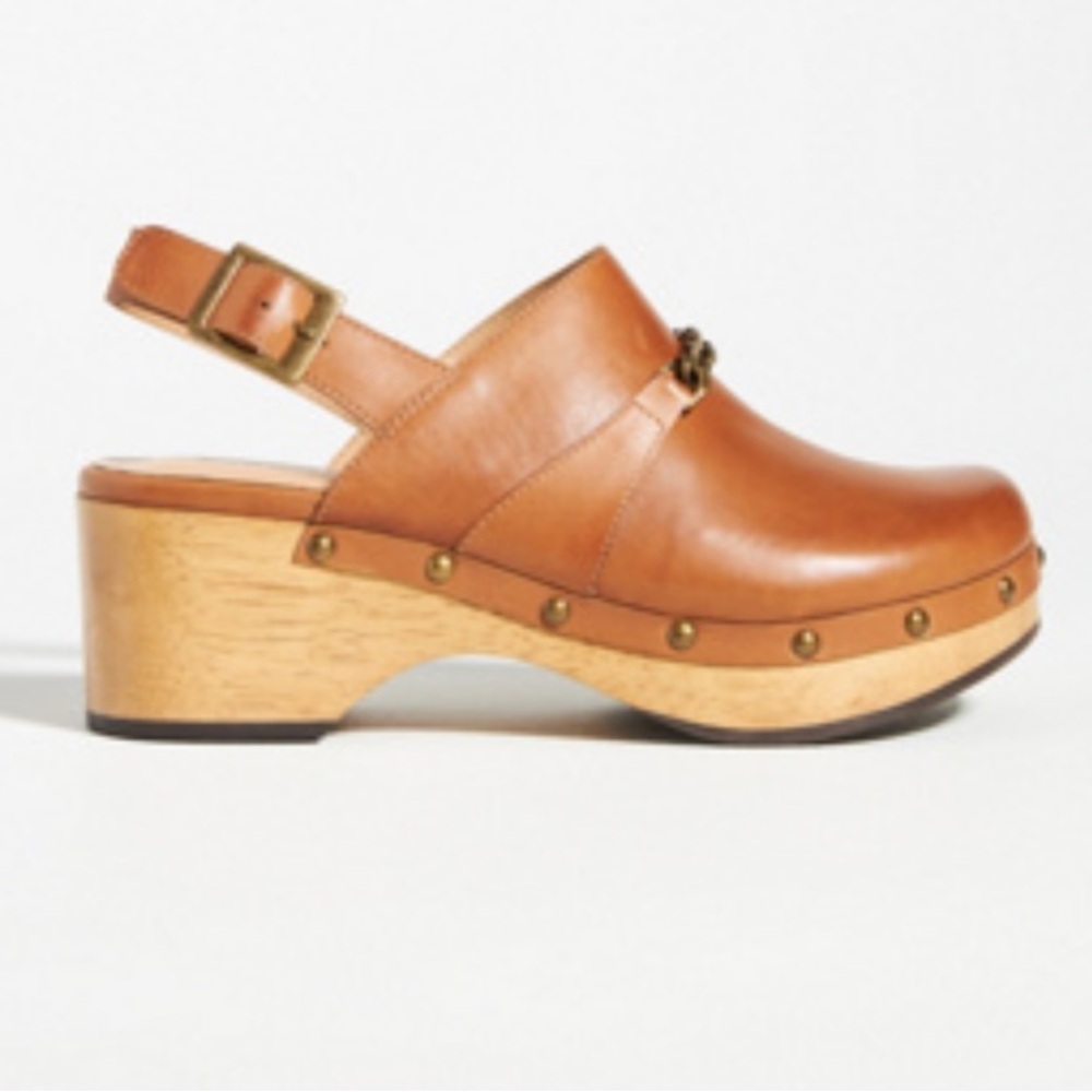 Silent D Georgia Slingback Heeled Clogs